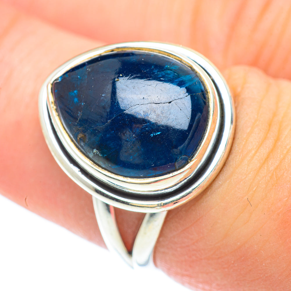 Chrysocolla In Quartz Rings handcrafted by Anasilvercos - RING57137