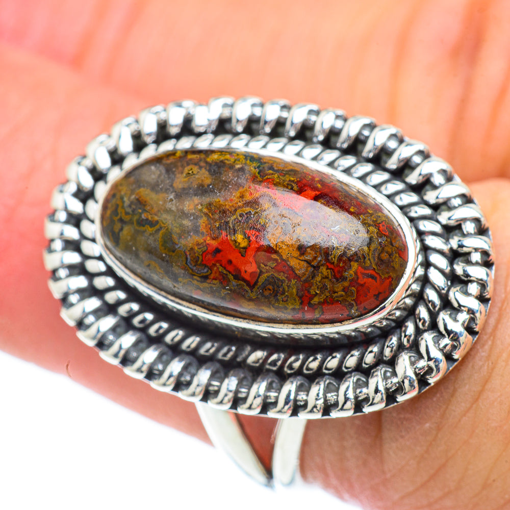 Moroccan Agate Rings handcrafted by Anasilvercos - RING57166