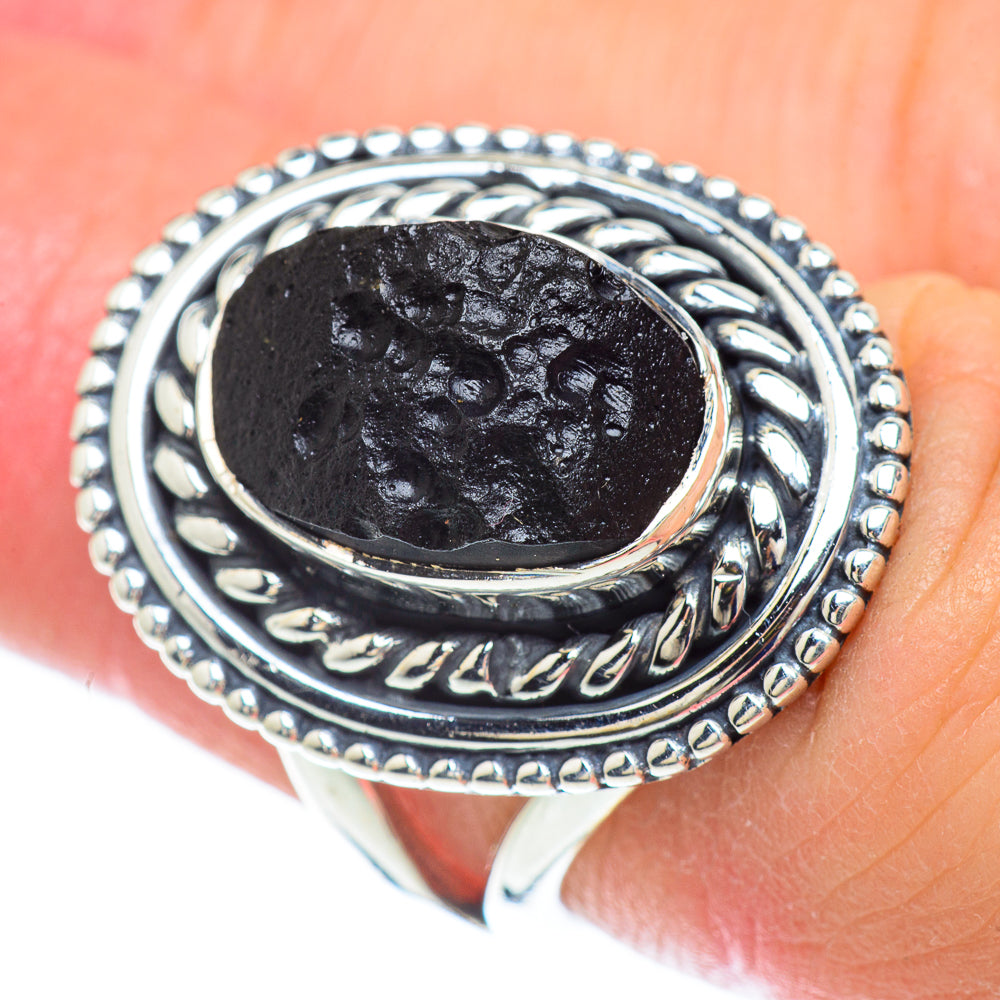 Tektite Rings handcrafted by Anasilvercos - RING57199