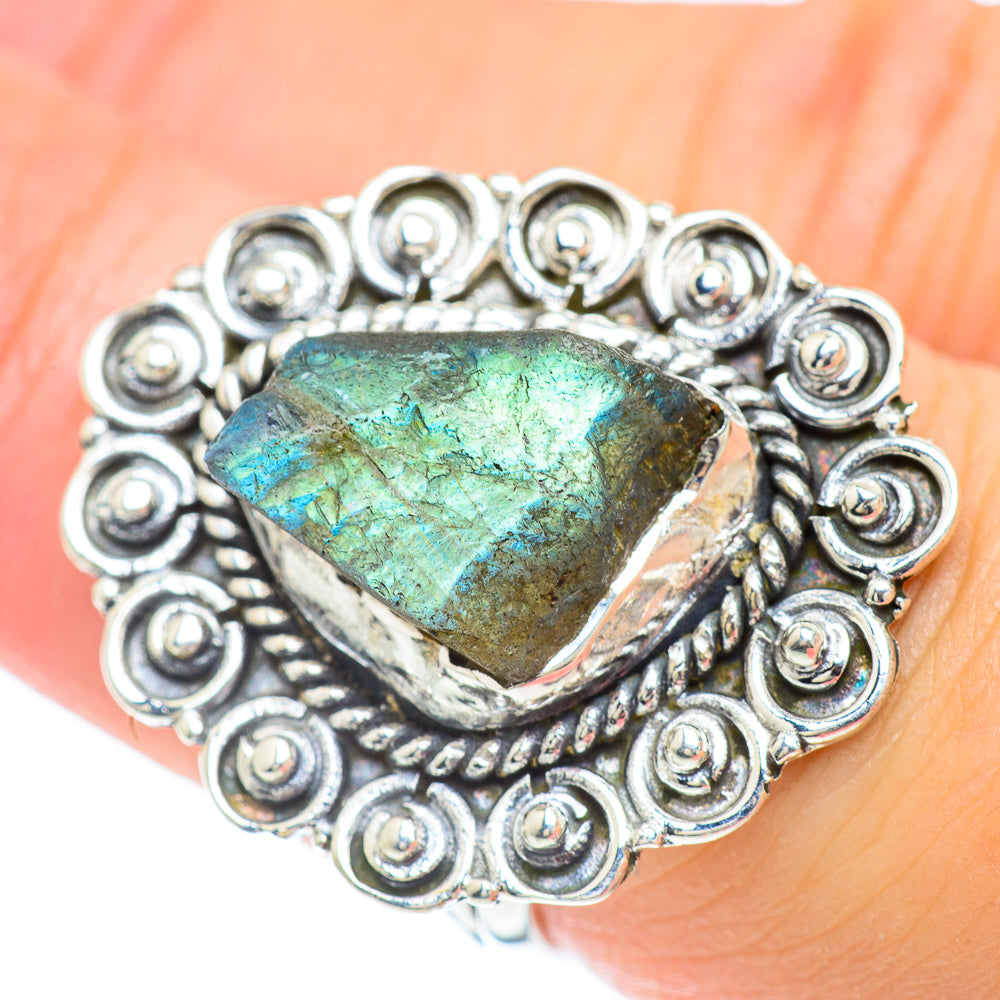 Labradorite Rings handcrafted by Anasilvercos - RING57207