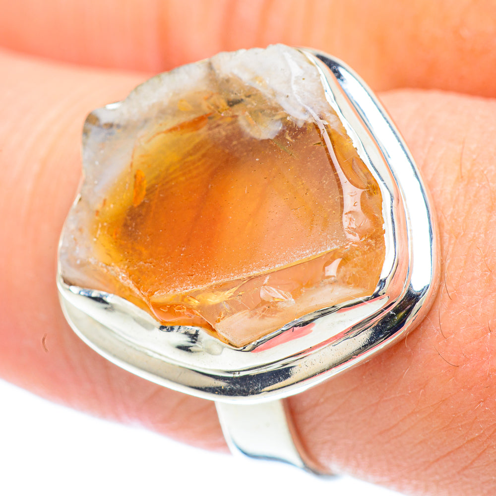 Citrine Rings handcrafted by Anasilvercos - RING57213