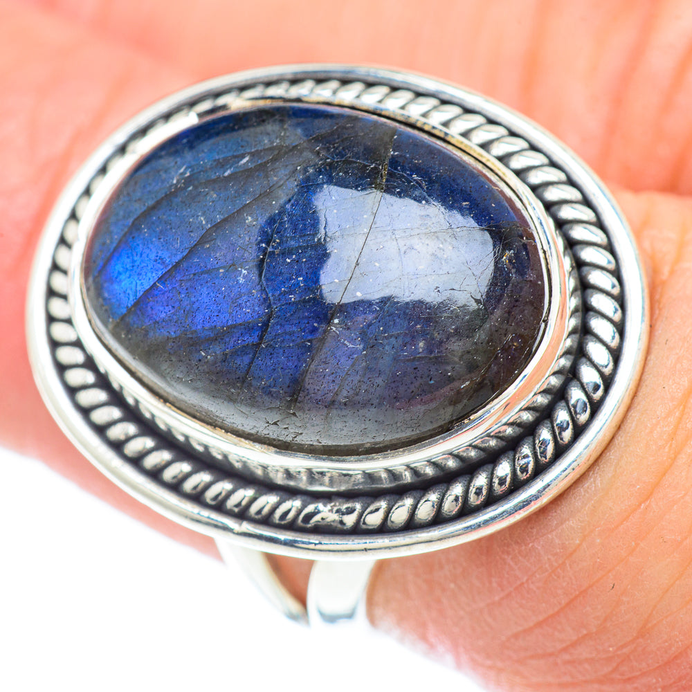 Labradorite Rings handcrafted by Anasilvercos - RING57226