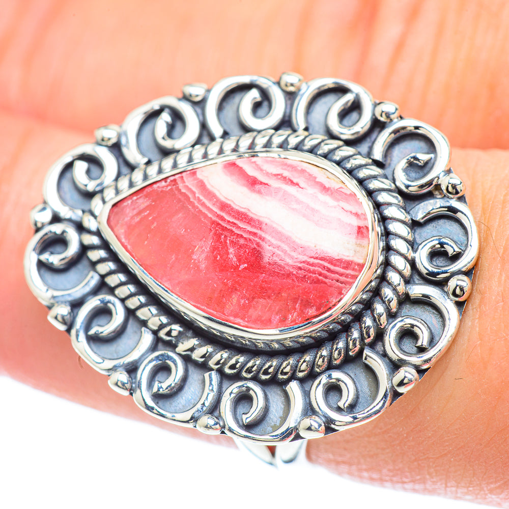 Rhodochrosite Rings handcrafted by Anasilvercos - RING57259