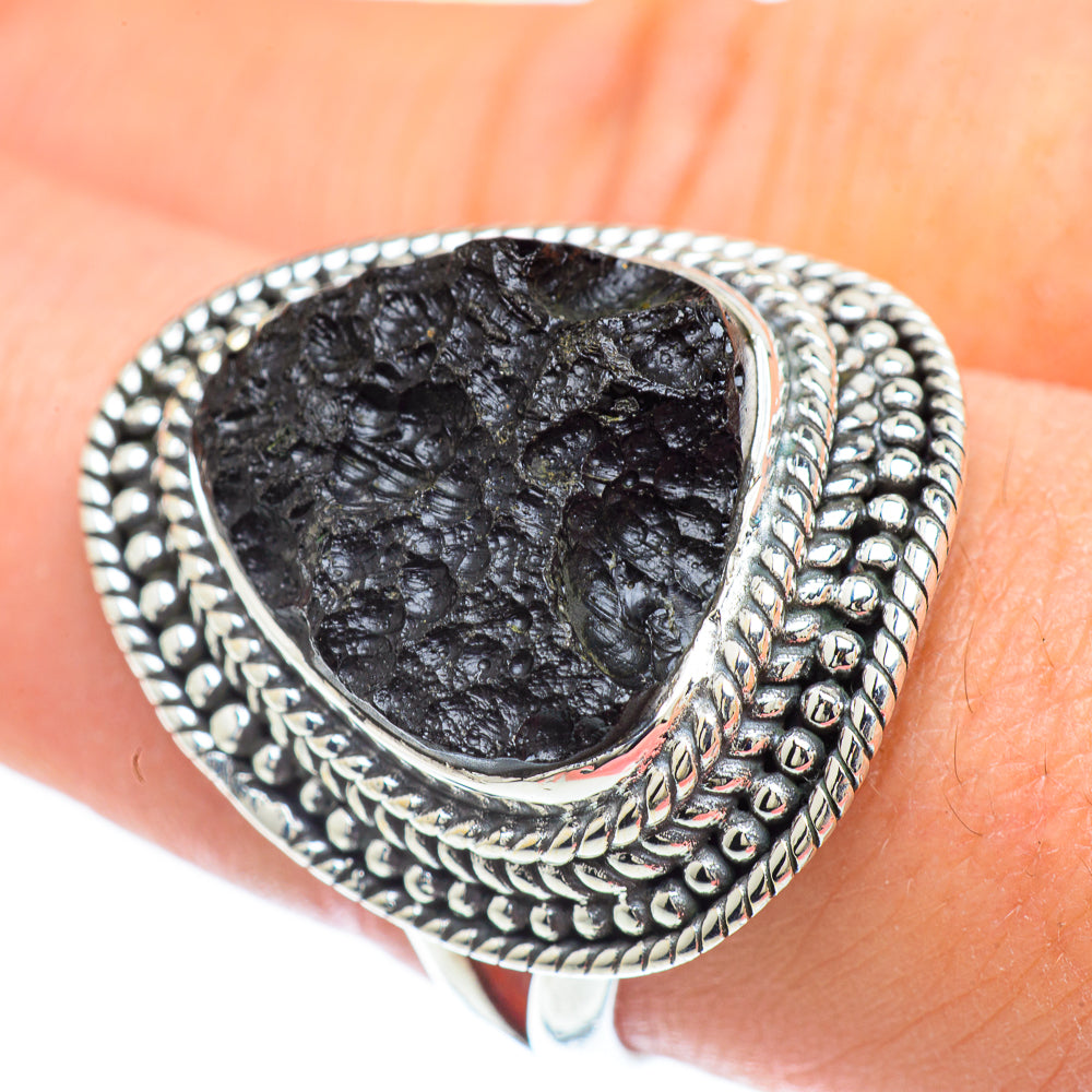 Tektite Rings handcrafted by Anasilvercos - RING57269