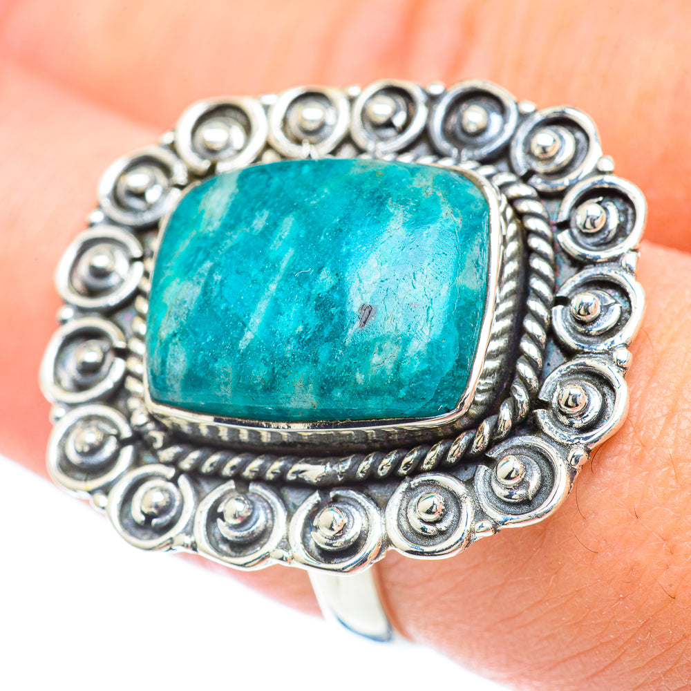 Seraphinite Rings handcrafted by Anasilvercos - RING57282