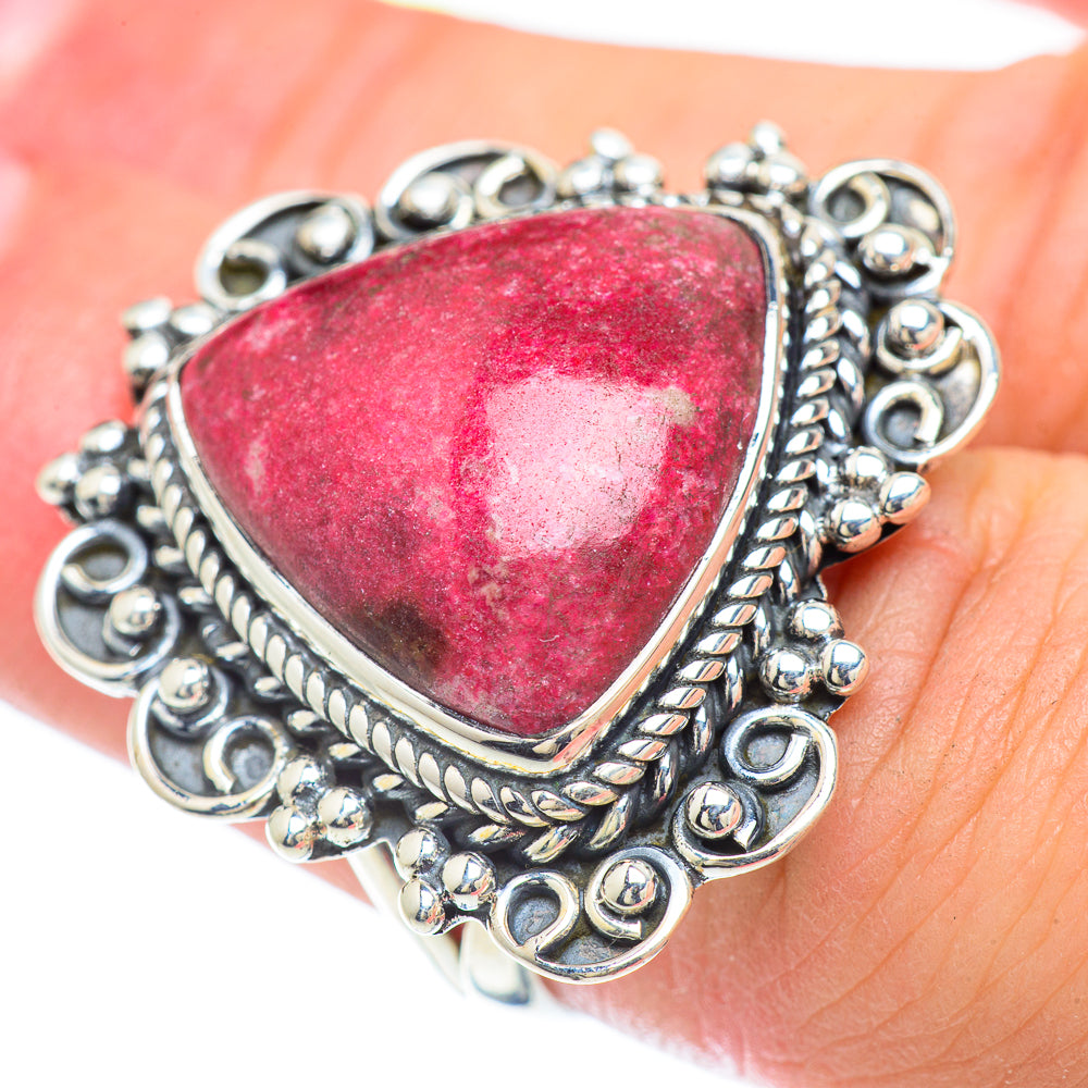 Thulite Rings handcrafted by Anasilvercos - RING57291