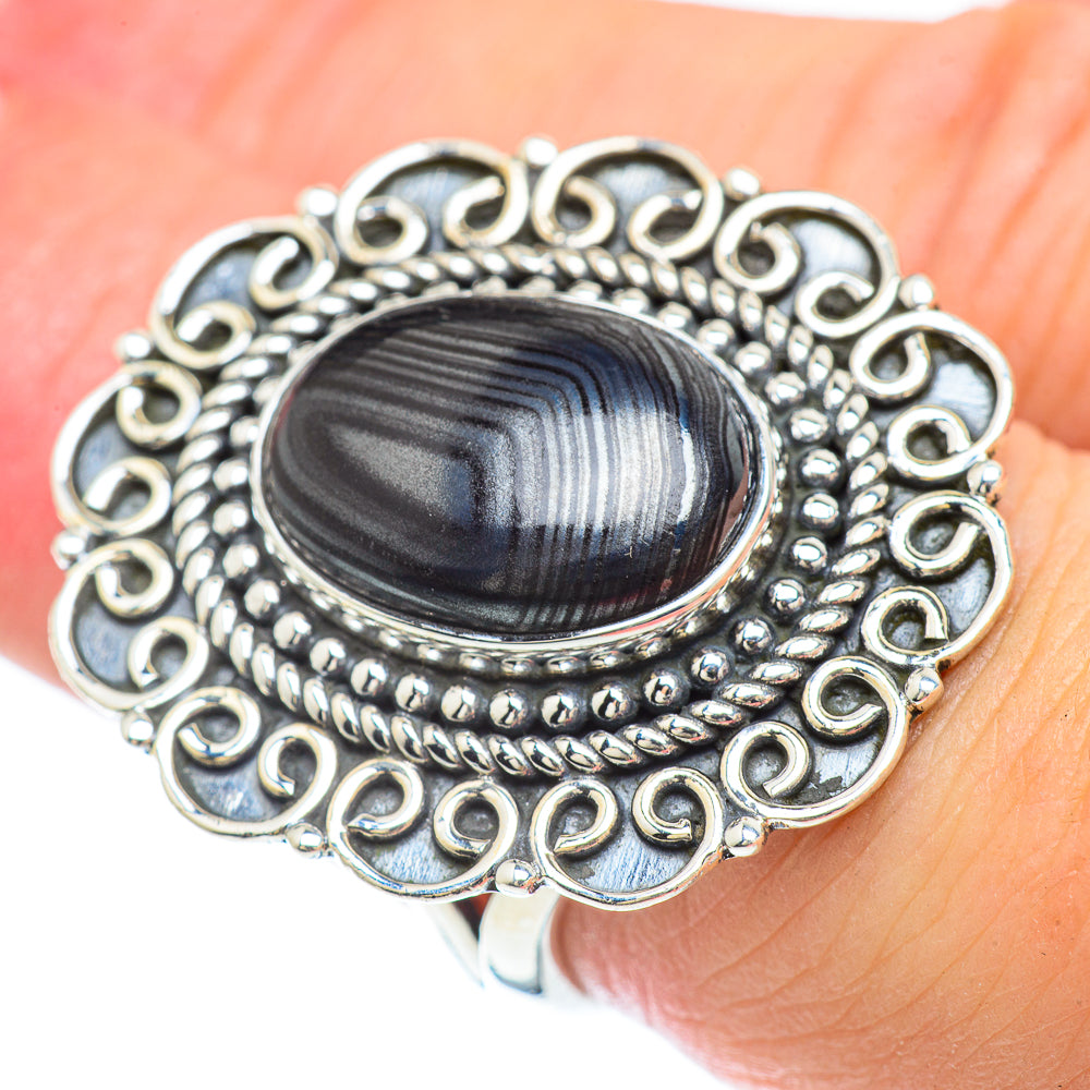 Psilomelane Rings handcrafted by Anasilvercos - RING57298