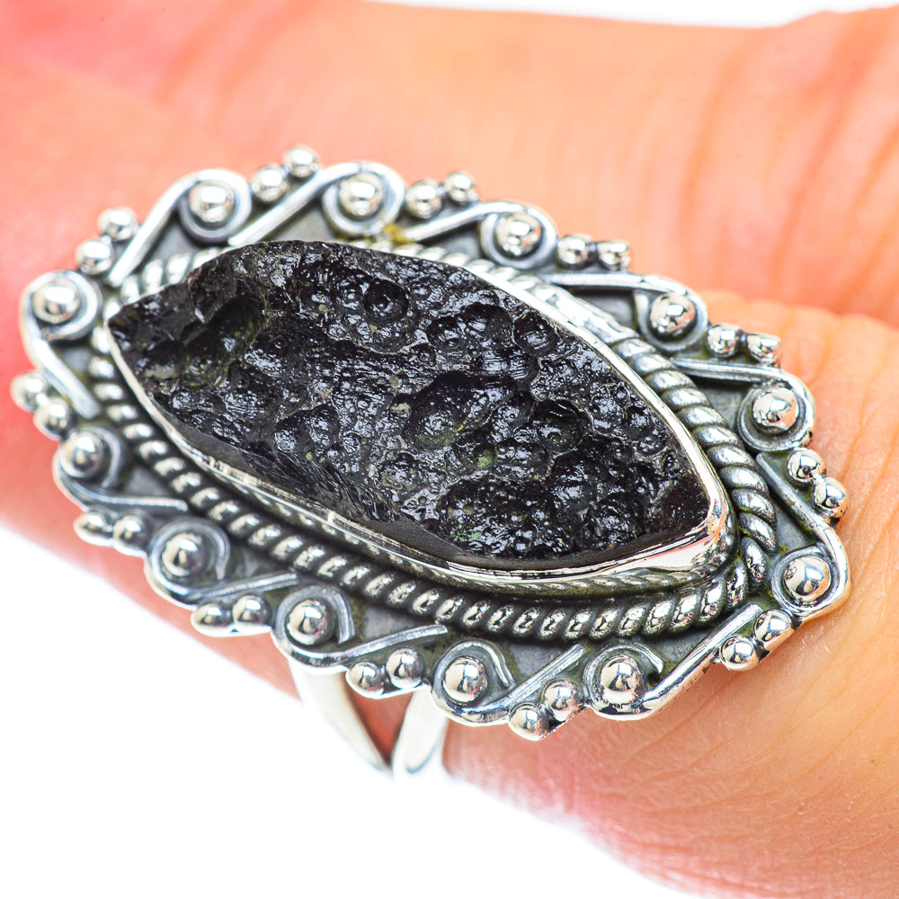 Tektite Rings handcrafted by Anasilvercos - RING57299