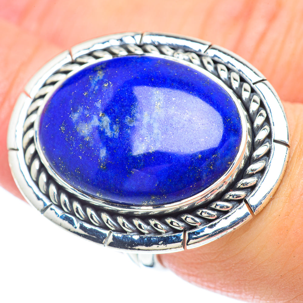Lapis Lazuli Rings handcrafted by Anasilvercos - RING57308