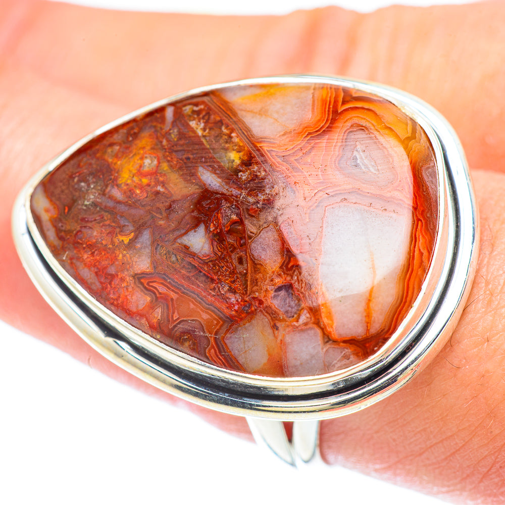 Ocean Jasper Rings handcrafted by Anasilvercos - RING57319