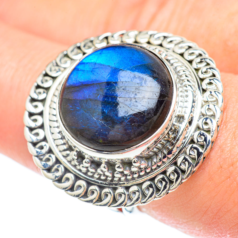 Labradorite Rings handcrafted by Anasilvercos - RING57371