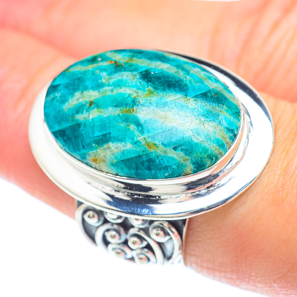 Amazonite Rings handcrafted by Anasilvercos - RING57372