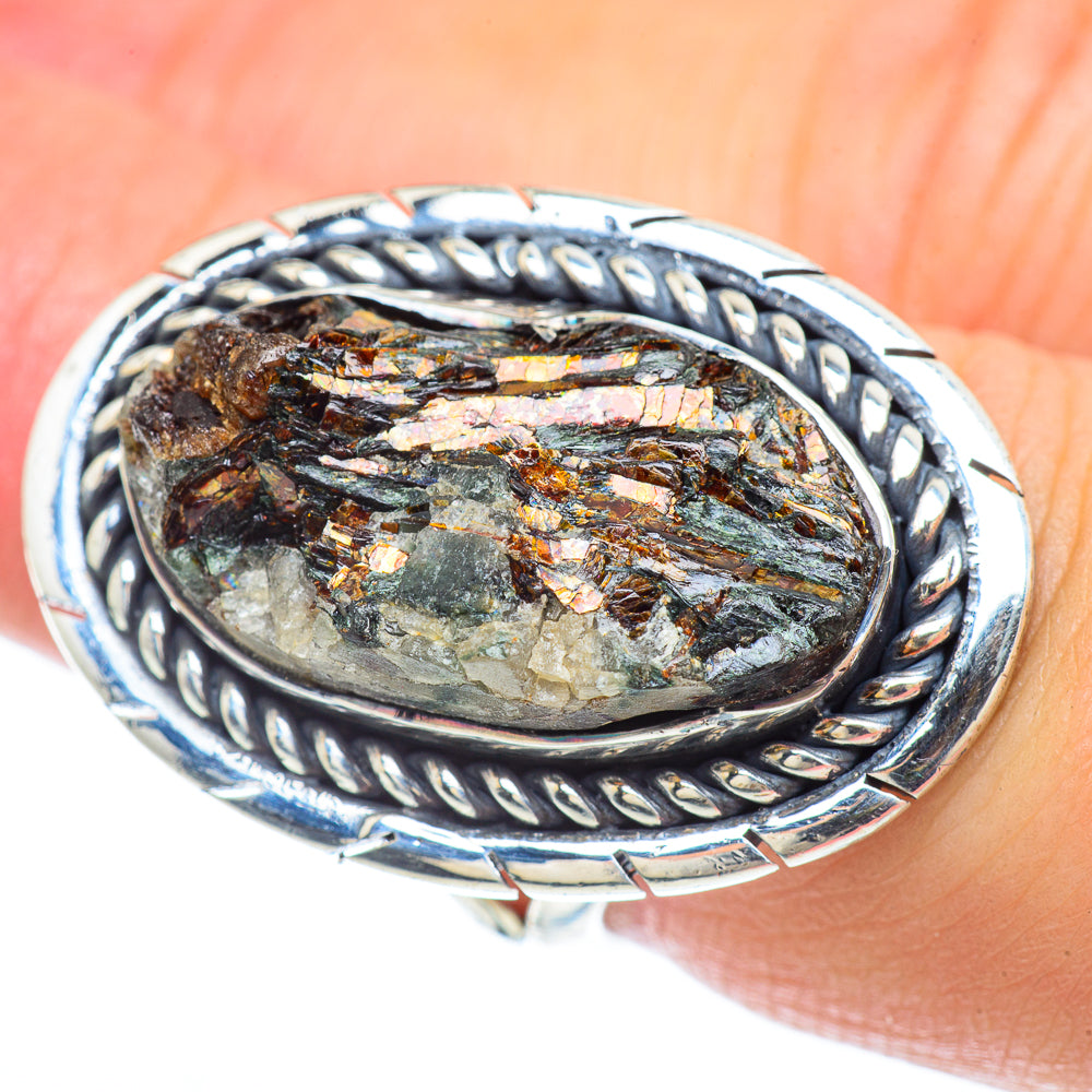 Astrophyllite Rings handcrafted by Anasilvercos - RING57378