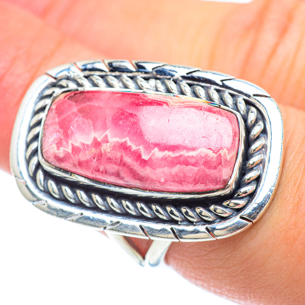 Rhodochrosite Rings handcrafted by Anasilvercos - RING57380
