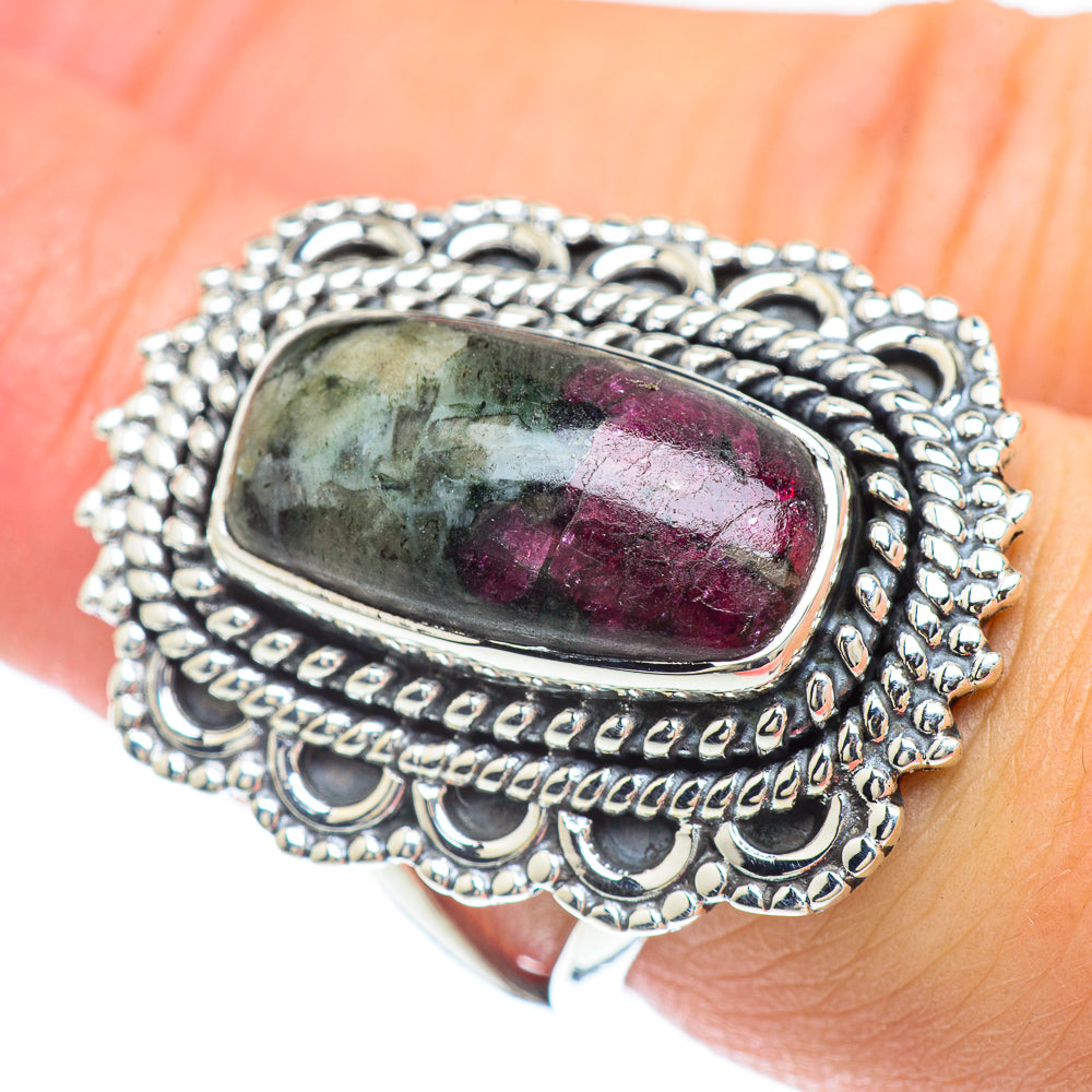 Russian Eudialyte Rings handcrafted by Anasilvercos - RING57385