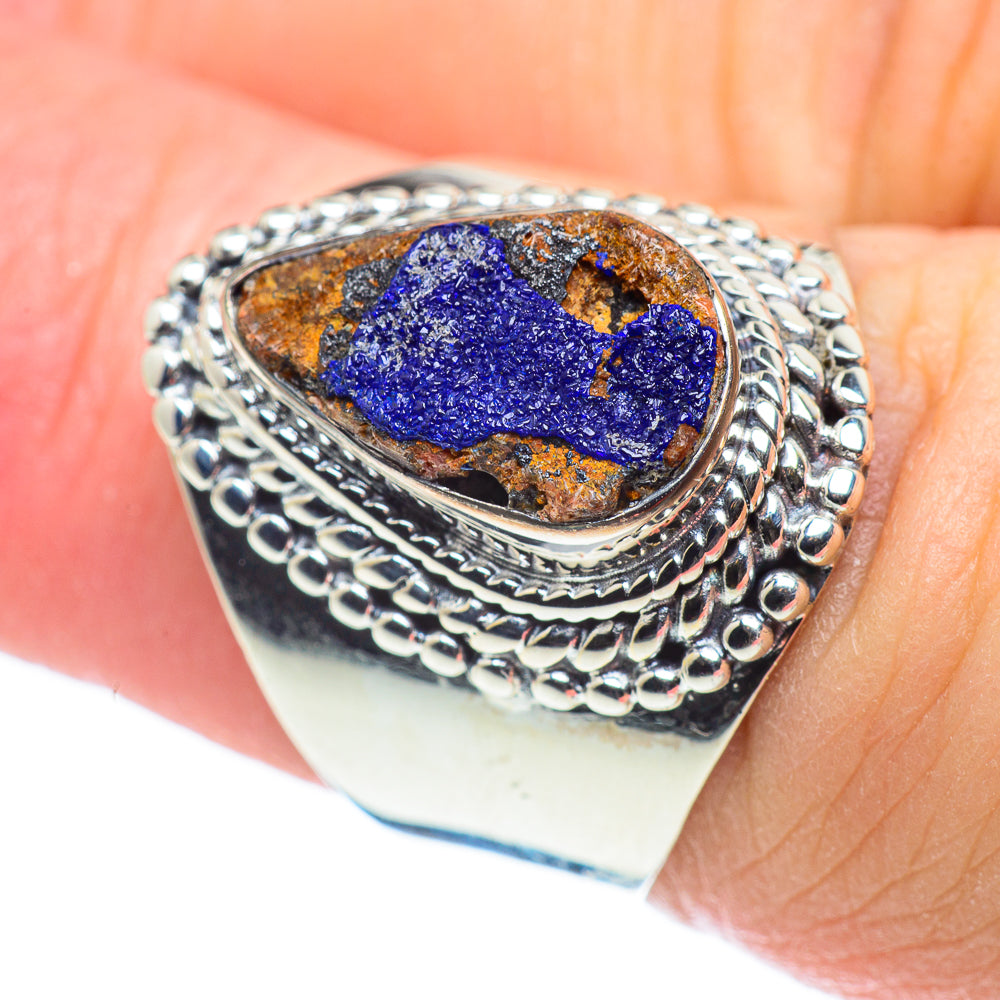 Azurite Rings handcrafted by Anasilvercos - RING57431