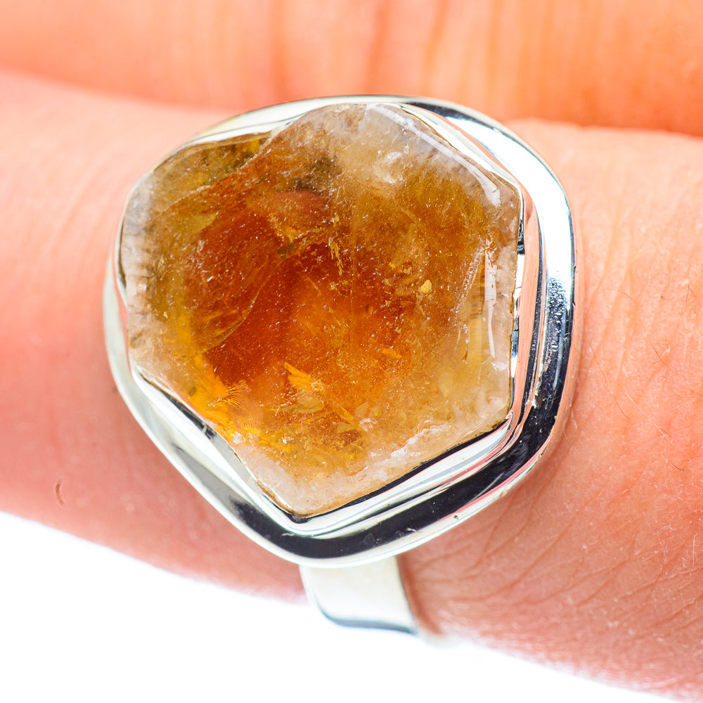 Citrine Rings handcrafted by Anasilvercos - RING57441