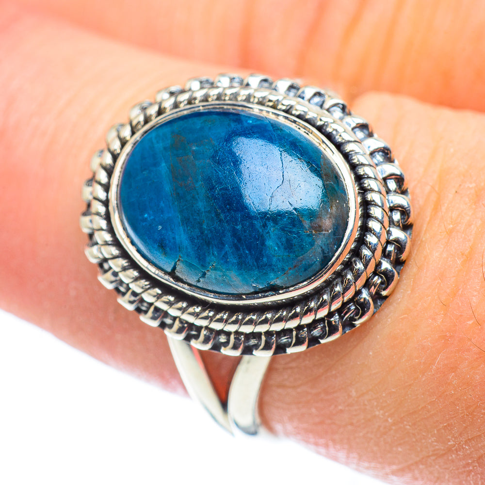 Chrysocolla In Quartz Rings handcrafted by Anasilvercos - RING57454