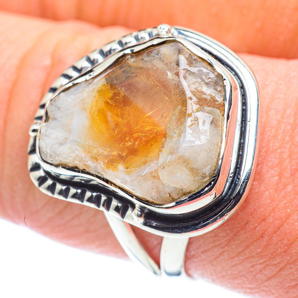 Citrine Rings handcrafted by Anasilvercos - RING57465