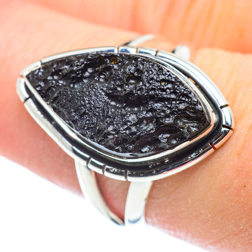 Tektite Rings handcrafted by Anasilvercos - RING57495