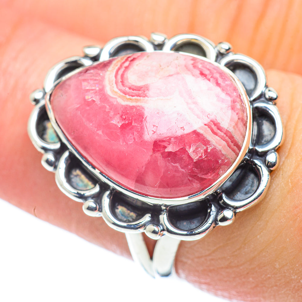 Rhodochrosite Rings handcrafted by Anasilvercos - RING57516