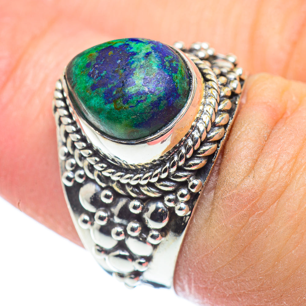 Azurite Rings handcrafted by Anasilvercos - RING57521