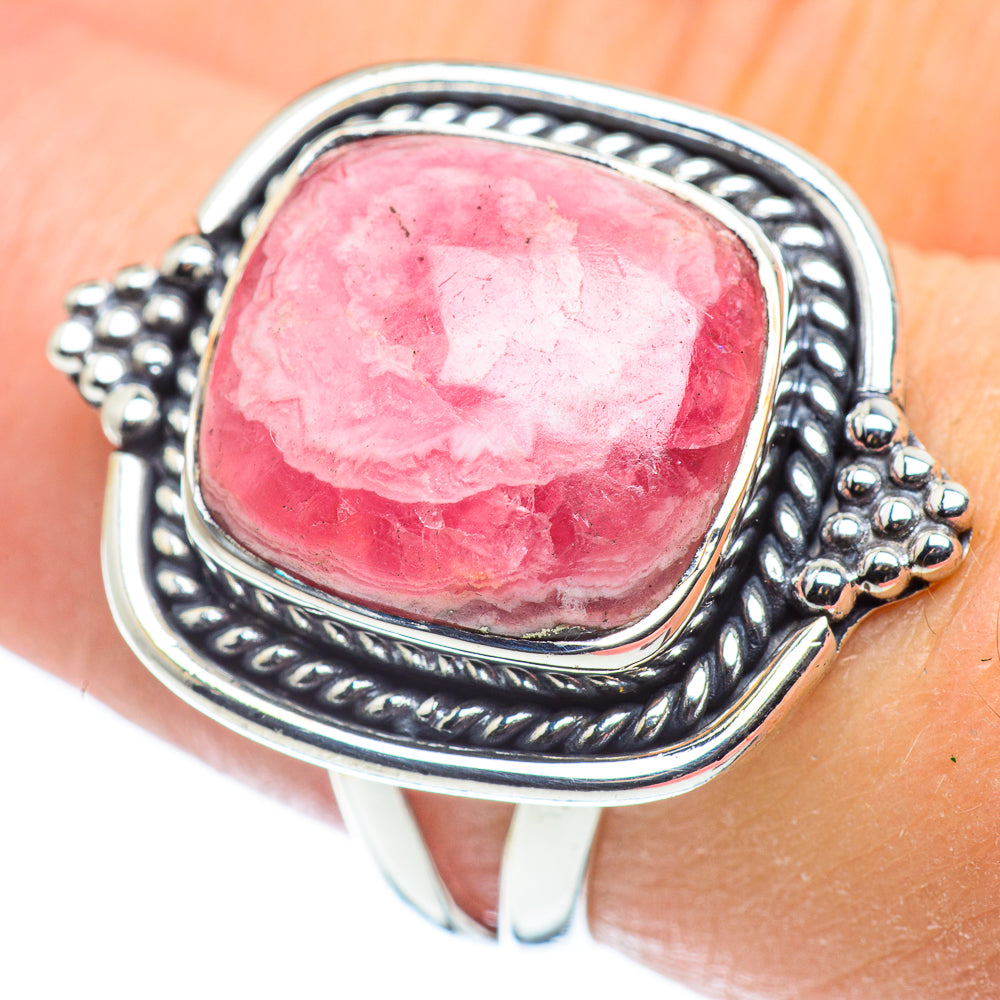 Rhodochrosite Rings handcrafted by Anasilvercos - RING57534