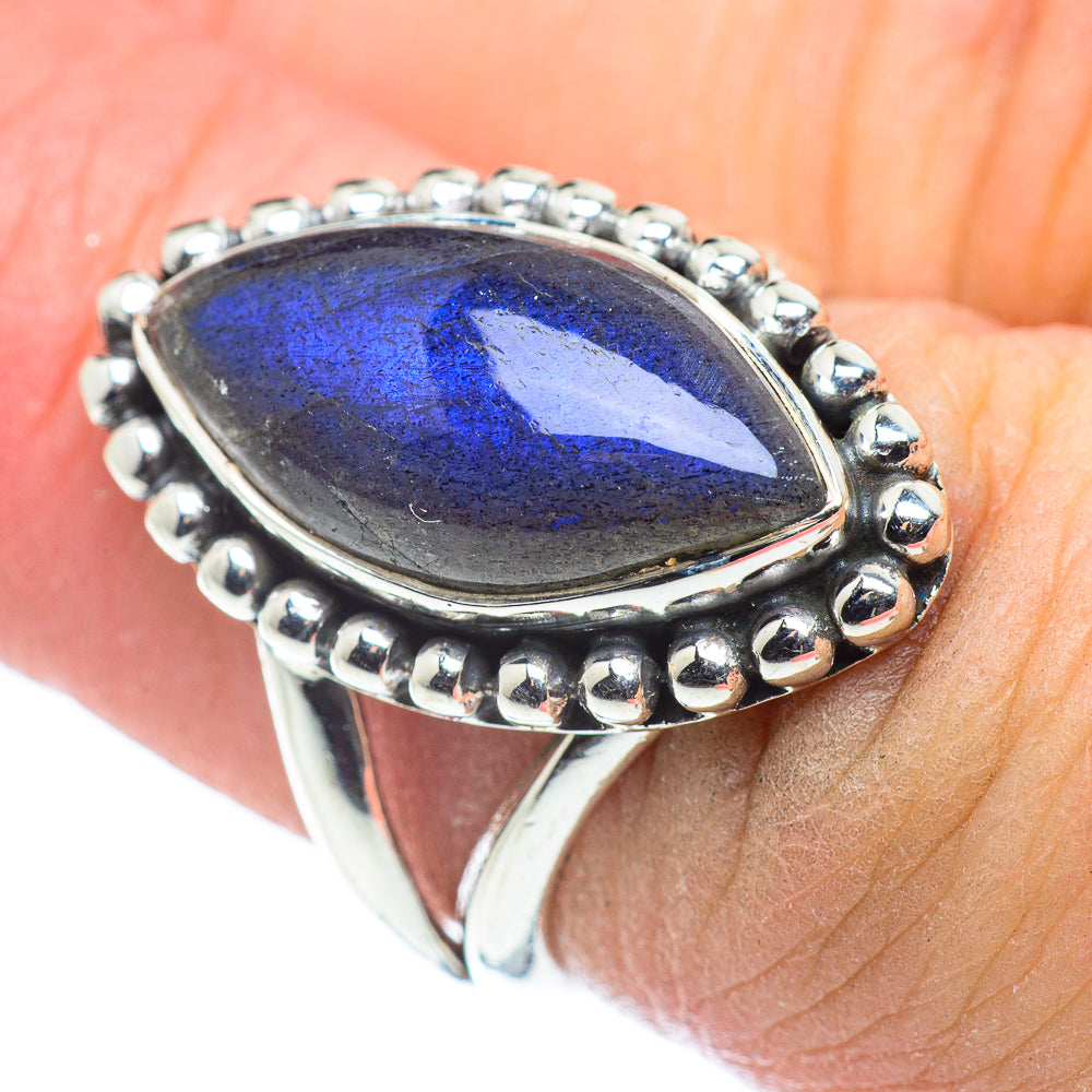 Labradorite Rings handcrafted by Anasilvercos - RING57550