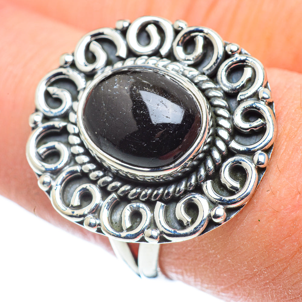Black Onyx Rings handcrafted by Anasilvercos - RING57563