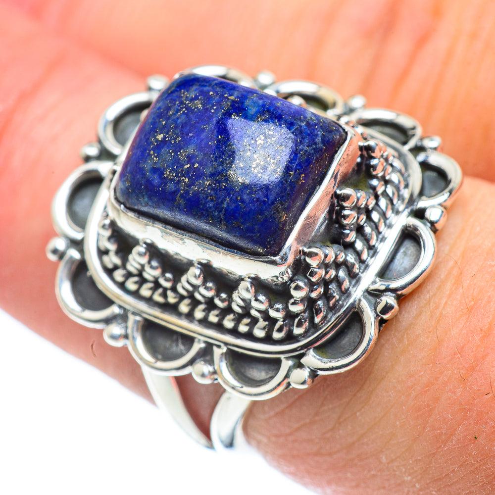 Lapis Lazuli Rings handcrafted by Anasilvercos - RING57566