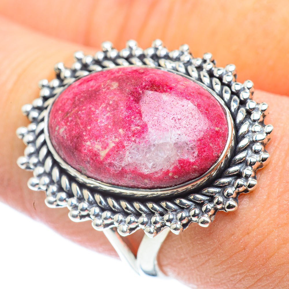 Thulite Rings handcrafted by Anasilvercos - RING57574