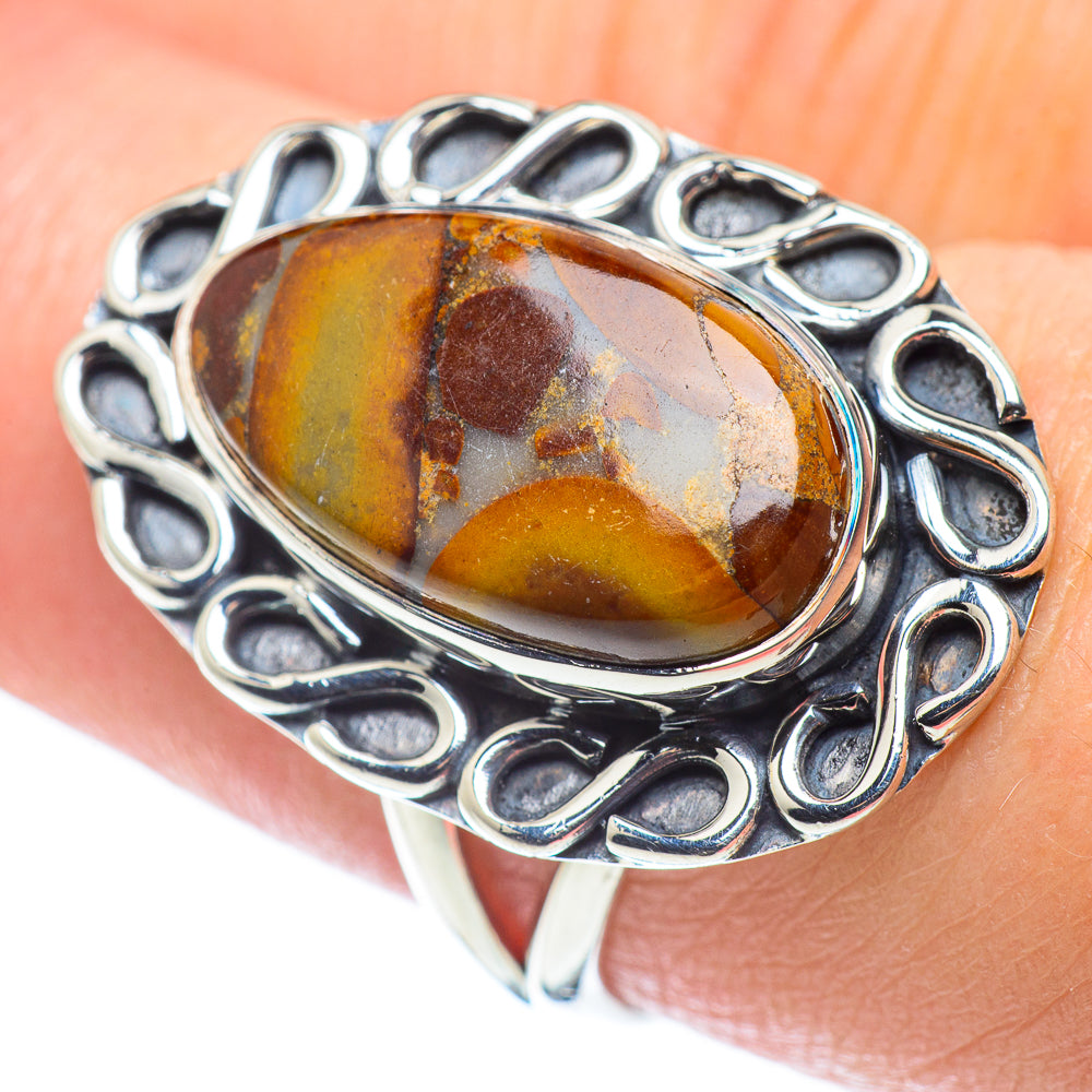 Chert Breccia Rings handcrafted by Anasilvercos - RING57586