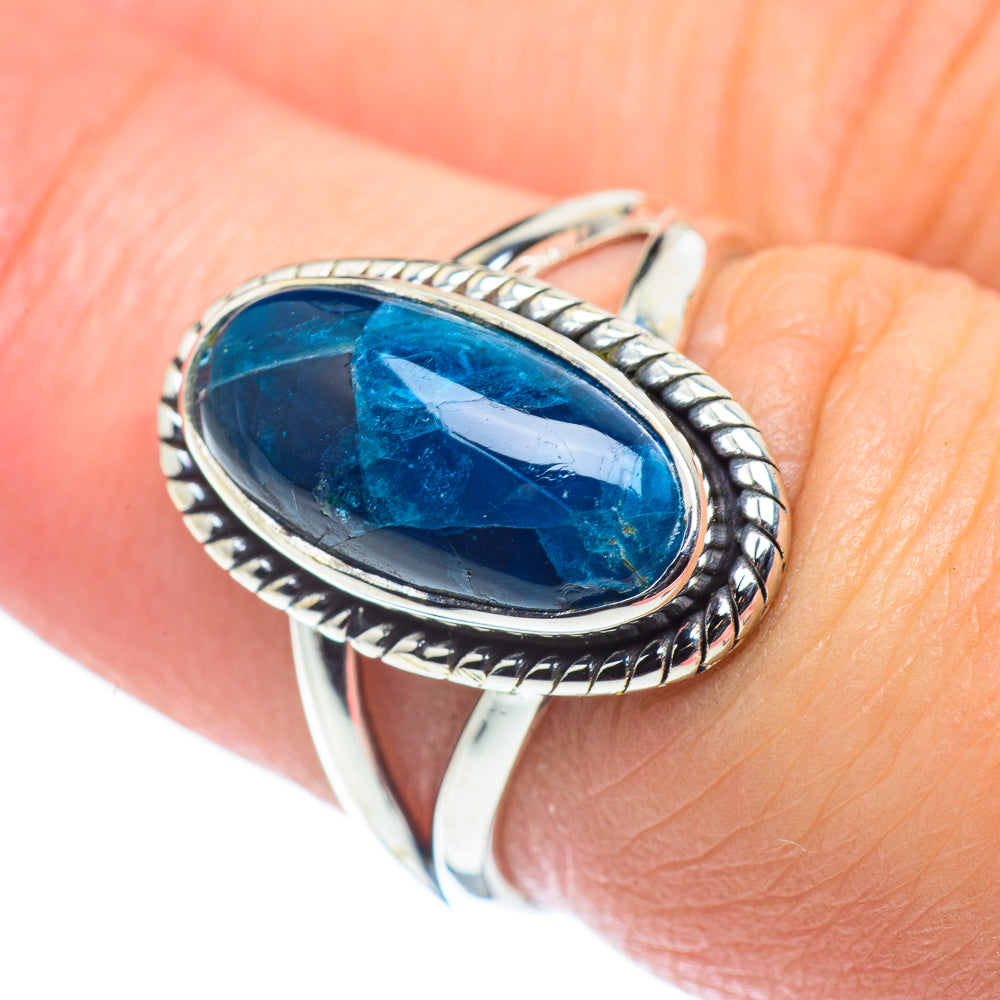 Chrysocolla In Quartz Rings handcrafted by Anasilvercos - RING57594