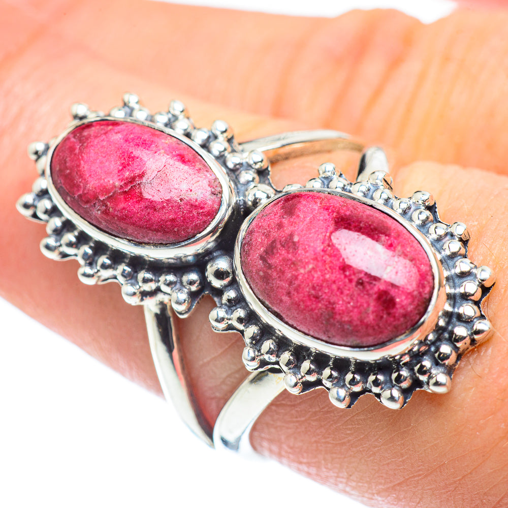 Thulite Rings handcrafted by Anasilvercos - RING57600