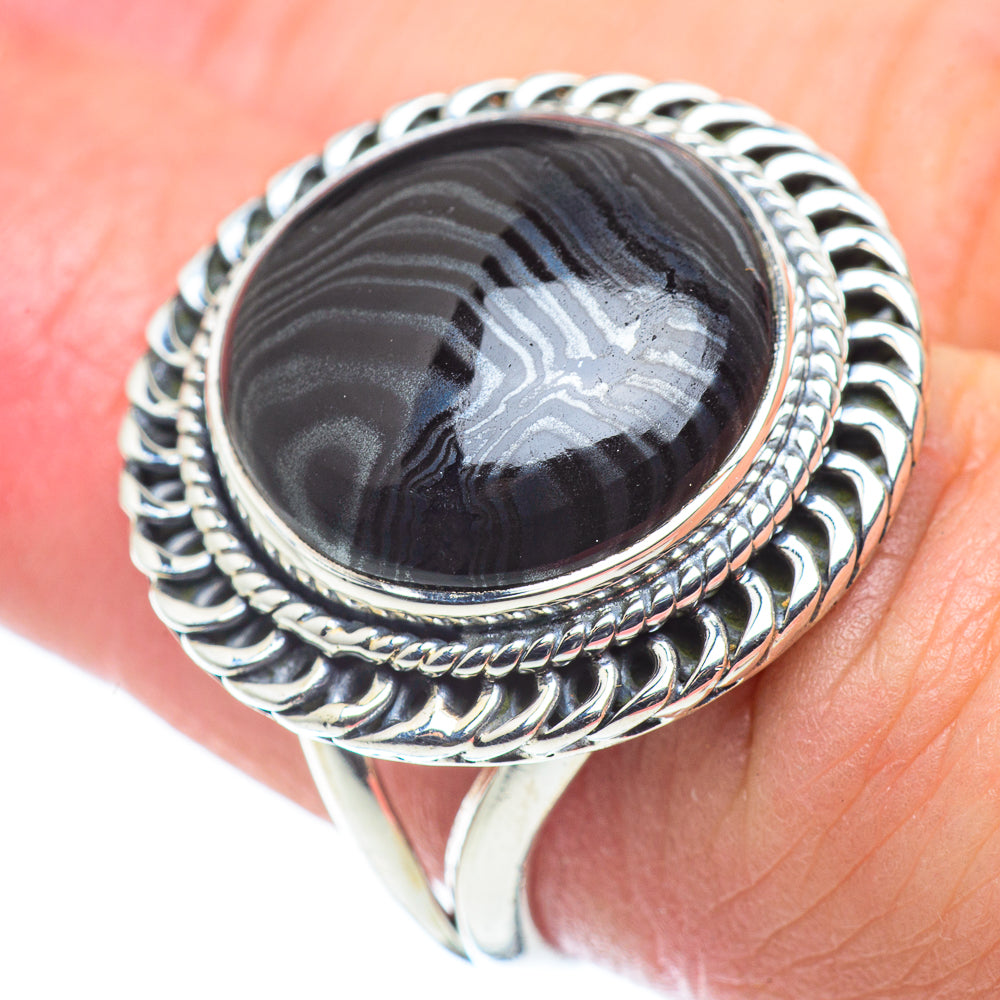 Psilomelane Rings handcrafted by Anasilvercos - RING57602