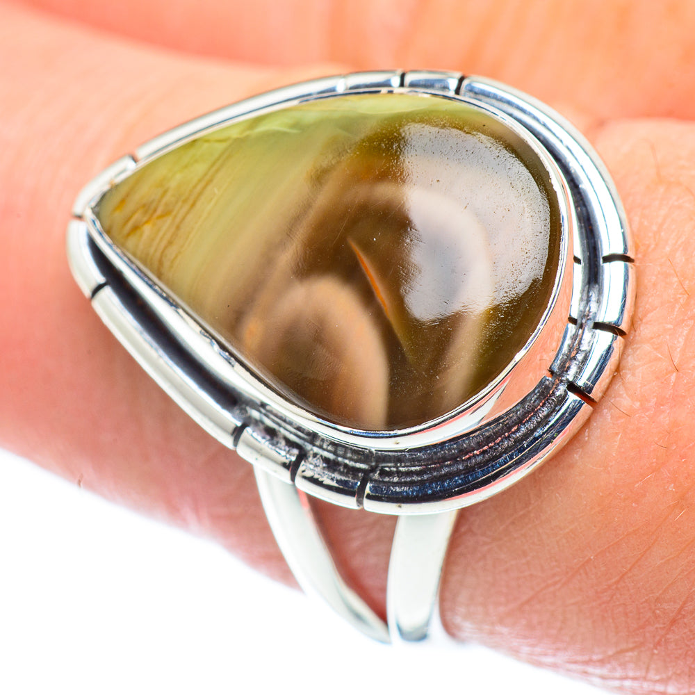Willow Creek Jasper Rings handcrafted by Anasilvercos - RING57614