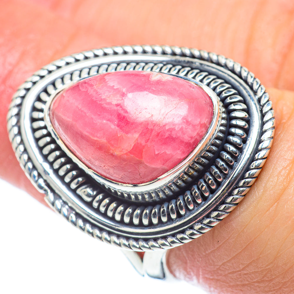Rhodochrosite Rings handcrafted by Anasilvercos - RING57630