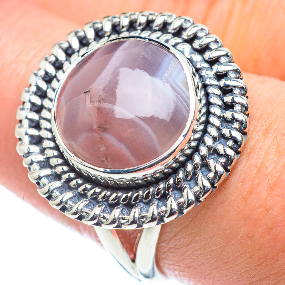 Botswana Agate Rings handcrafted by Anasilvercos - RING57641
