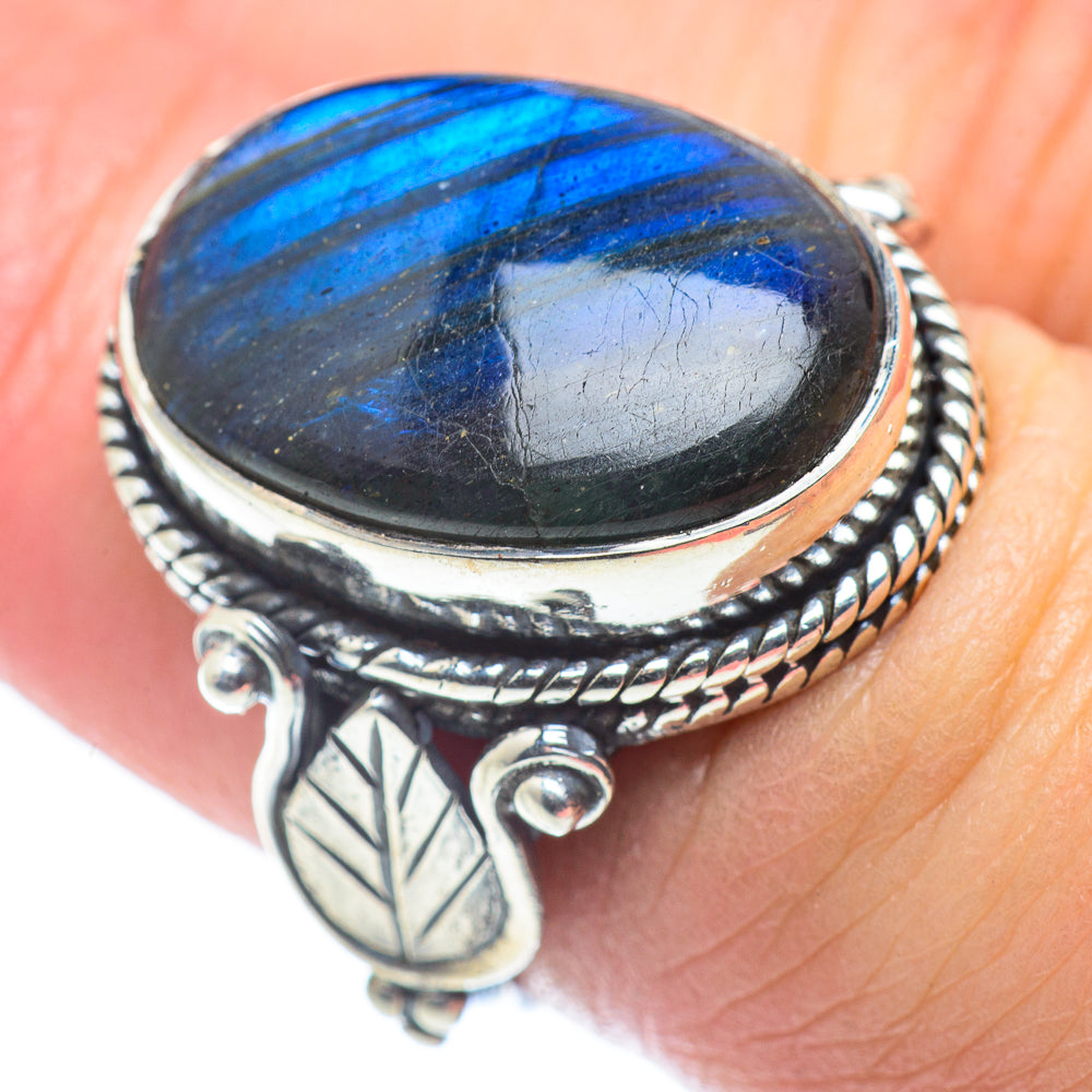 Labradorite Rings handcrafted by Anasilvercos - RING57657