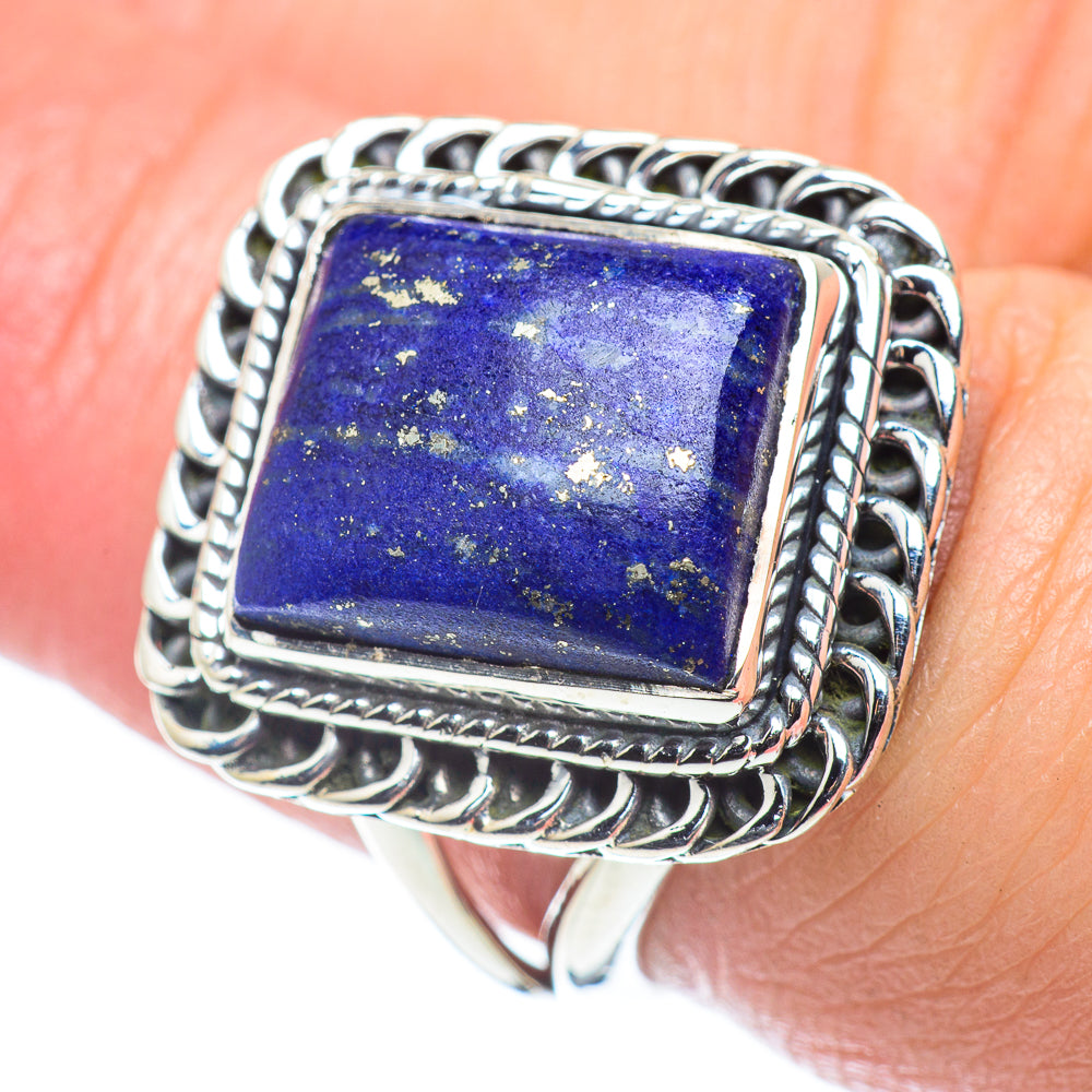 Lapis Lazuli Rings handcrafted by Anasilvercos - RING57658