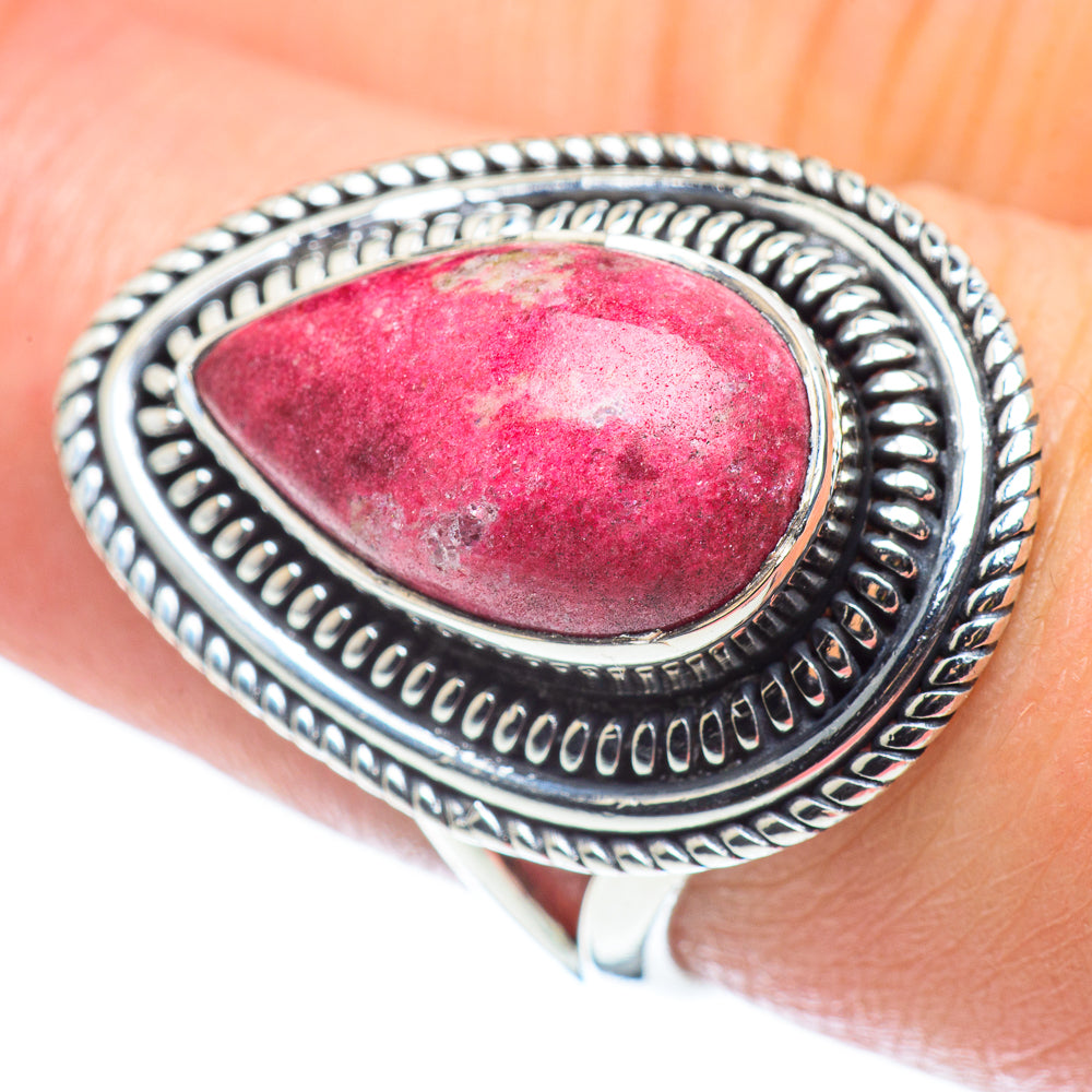 Thulite Rings handcrafted by Anasilvercos - RING57674