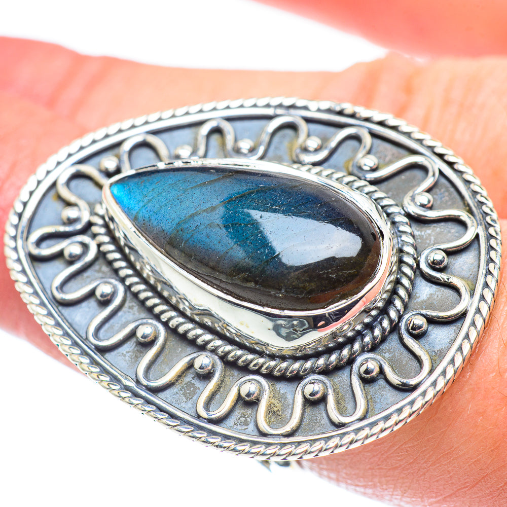 Labradorite Rings handcrafted by Anasilvercos - RING57710