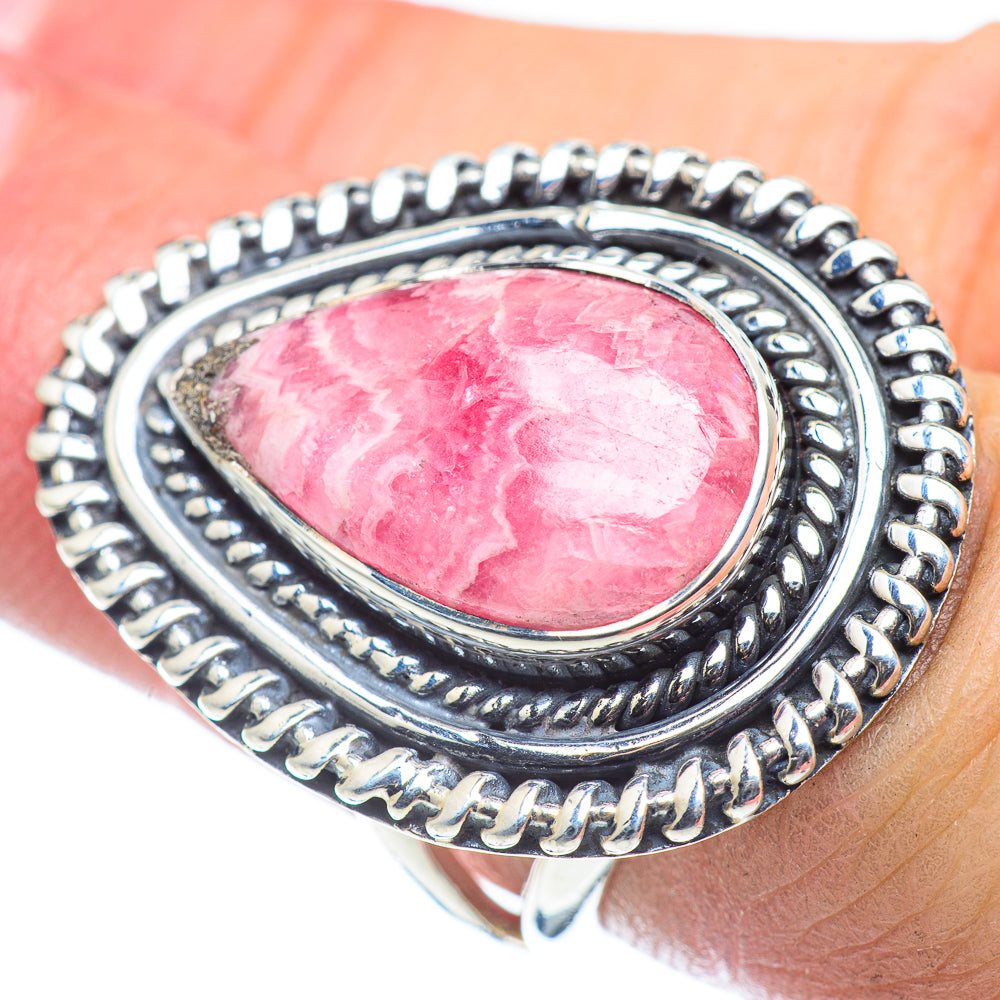 Rhodochrosite Rings handcrafted by Anasilvercos - RING57721