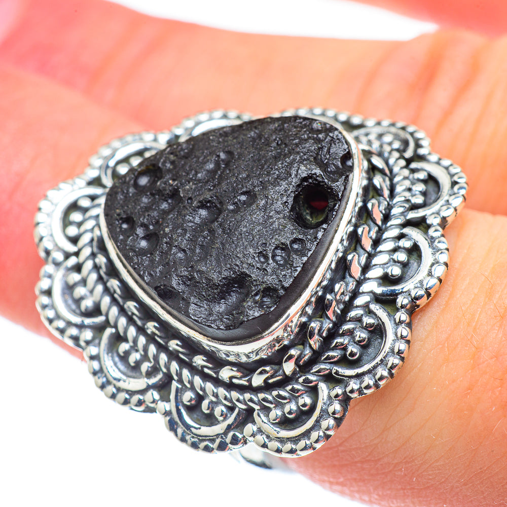 Tektite Rings handcrafted by Anasilvercos - RING57747