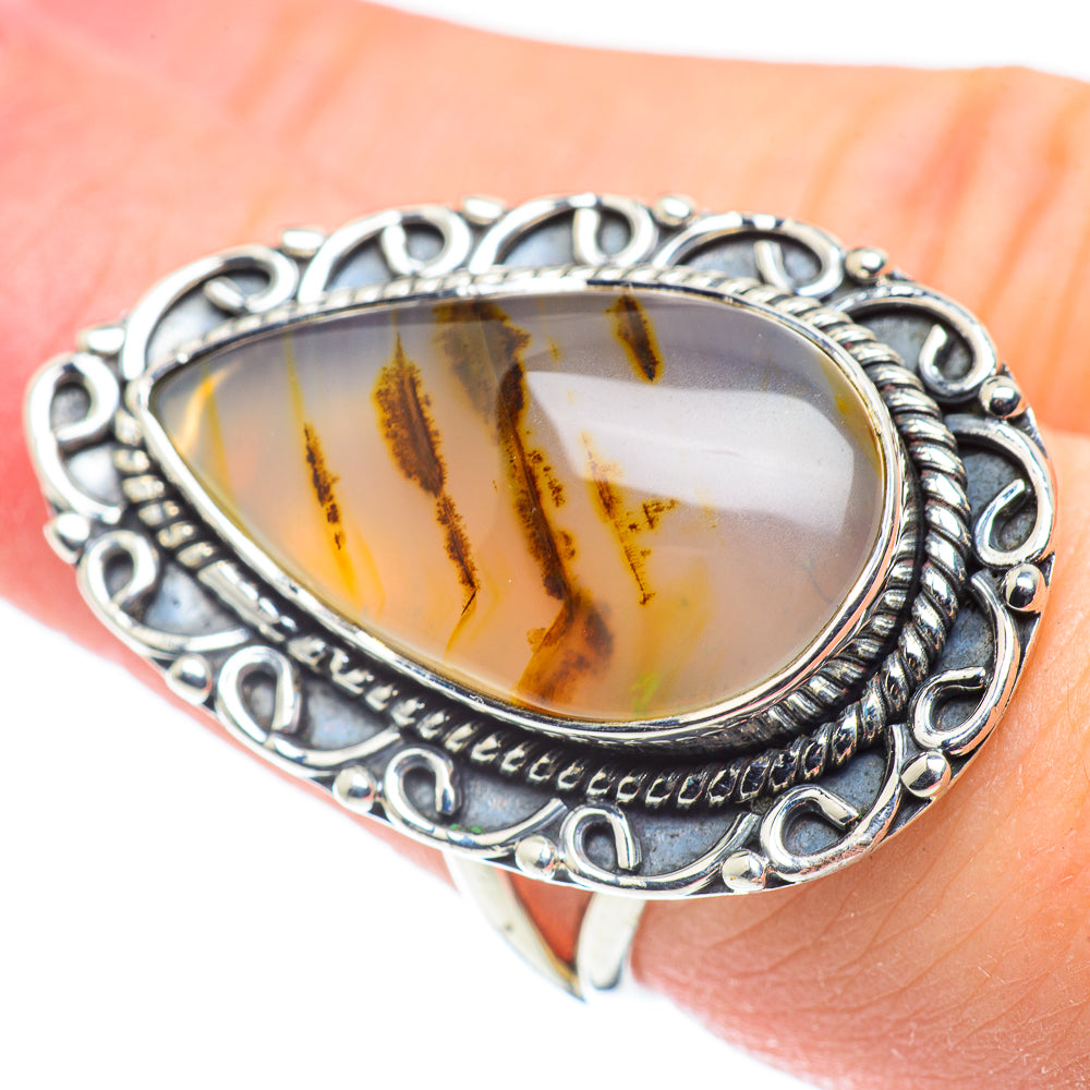 Montana Agate Rings handcrafted by Anasilvercos - RING57763