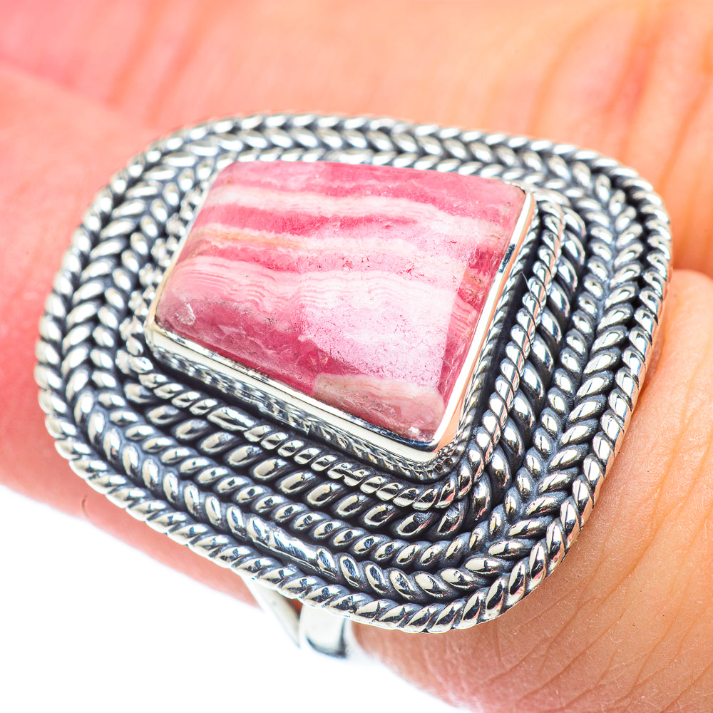 Rhodochrosite Rings handcrafted by Anasilvercos - RING57766