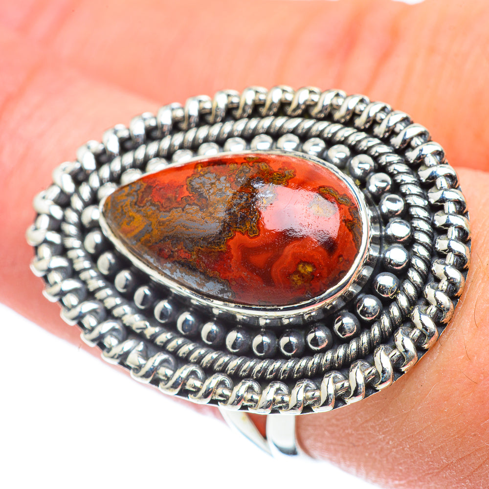 Moroccan Agate Rings handcrafted by Anasilvercos - RING57789