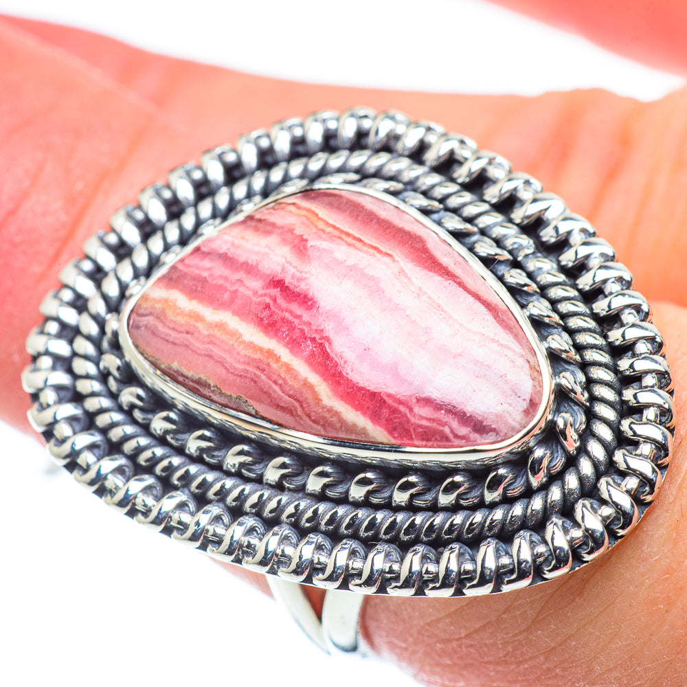 Rhodochrosite Rings handcrafted by Anasilvercos - RING57791