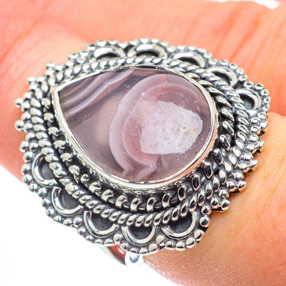 Botswana Agate Rings handcrafted by Anasilvercos - RING57809