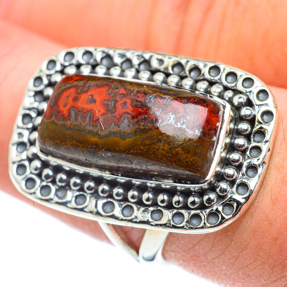 Moroccan Agate Rings handcrafted by Anasilvercos - RING57812